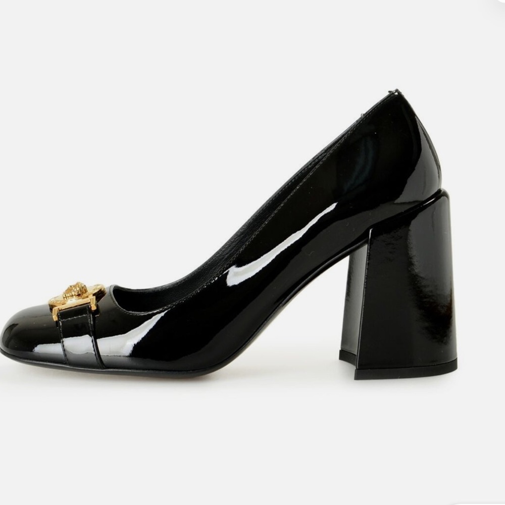 Versace Women's Black Patent Leather Heels